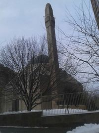 Low angle view of built structure against the sky