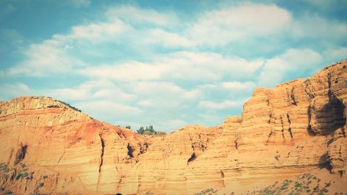 Scenic view of mountain against sky