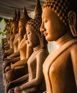 Close-up of buddha statue