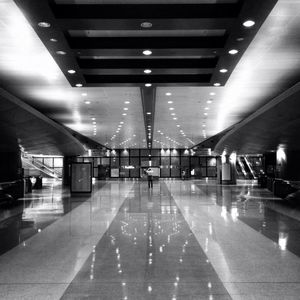 Interior of subway station