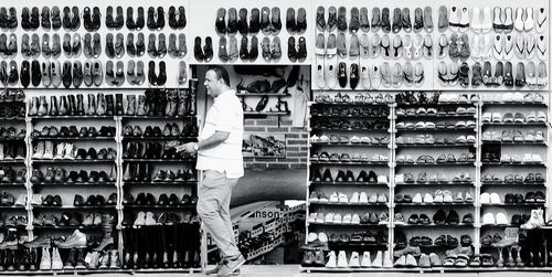 People walking in city