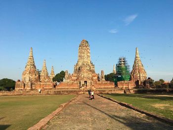 Tourists at temple