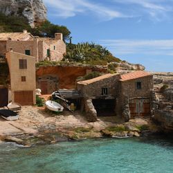 Buildings by the sea