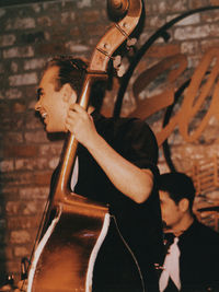 Young man playing guitar