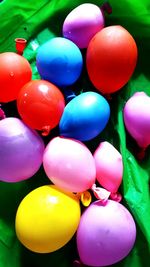 Full frame shot of colorful balls