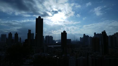 Cityscape against sky