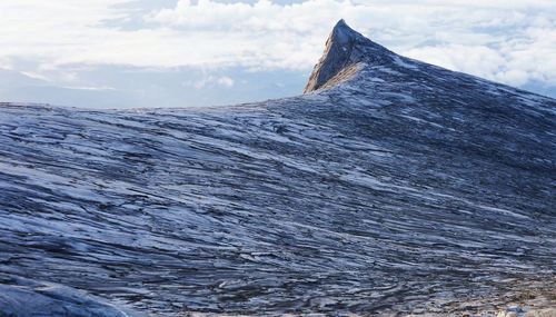 Scenic view of mountain against sky