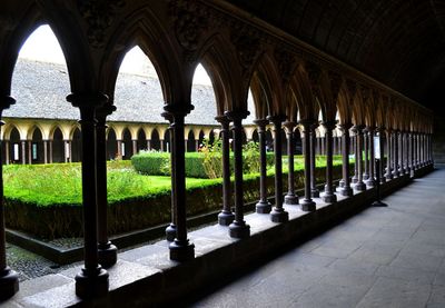 Interior of historic building