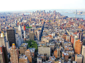 High angle view of cityscape