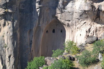 Panoramic view of rock formations