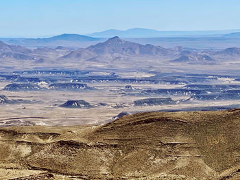 Scenic view of dramatic landscape