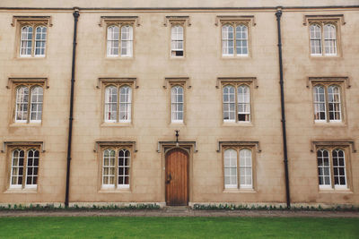 Low angle view of residential building