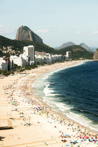 Group of people on beach