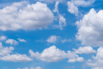 Low angle view of clouds in sky