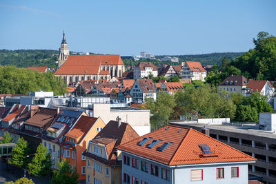 Houses in town
