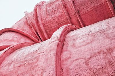 Close-up low angle view of clear sky