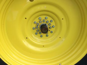 Full frame shot of yellow pattern