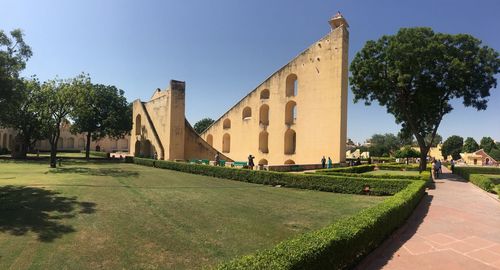 View of park against clear sky