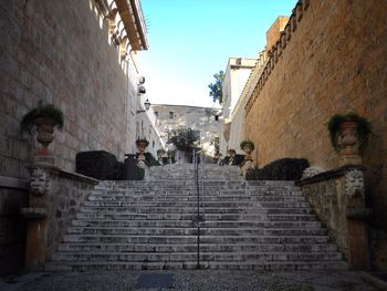 Low angle view of staircase