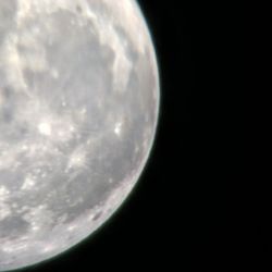 Close-up of moon against sky at night