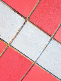 Full frame shot of multi colored tiled floor