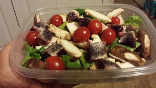 Close-up of salad in plate