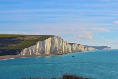 Panoramic view of sea against sky