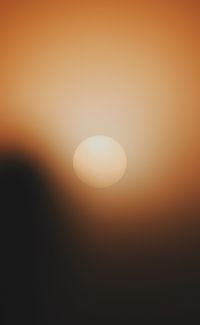 Scenic view of sun against sky during sunset