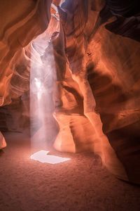 Low angle view of cave