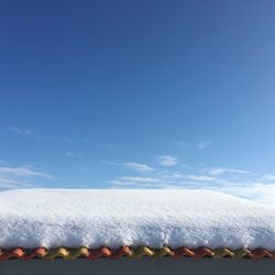 View of snow covered landscape