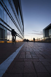 Low angle view of bridge against sky