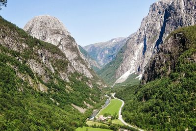 Scenic view of mountains