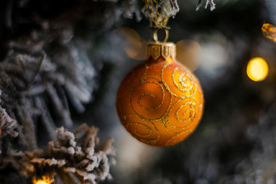 Close-up of christmas decoration