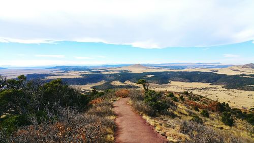 Scenic view of landscape against sky