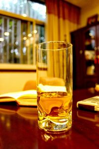 Close-up of drink on table