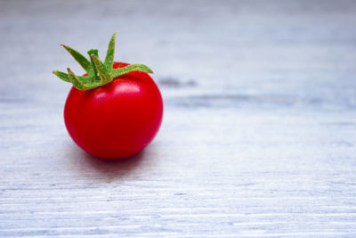 Close-up of tomatoes on table