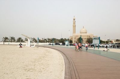 Tourists at beach