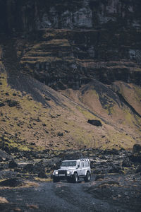 View of car on road