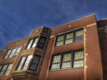 Low angle view of building against sky