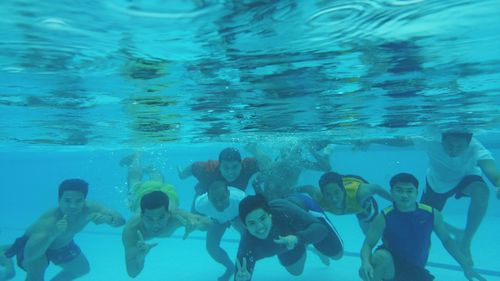underwater