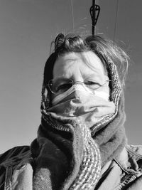 Close-up portrait of a woman