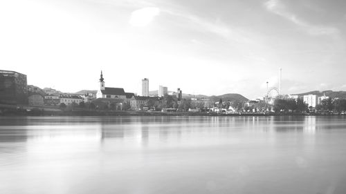 River with buildings in background