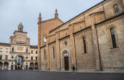 Piazza duomo and duomo in crema