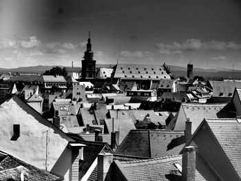 View of buildings in city