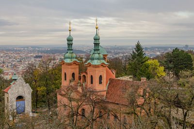 Prague seen from petrin tower