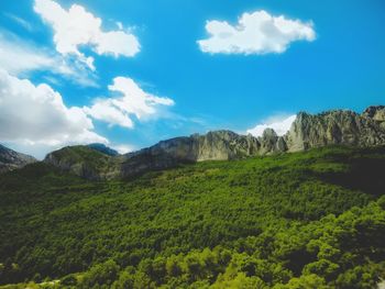 Scenic view of landscape against sky