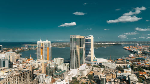 Aerial view of msulim mosque in dar es salaam