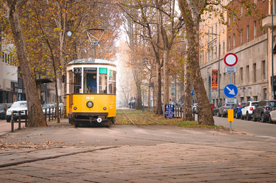 Car on street in city