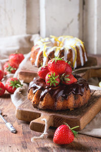 Close-up of strawberries