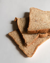 Close-up of cake served in plate